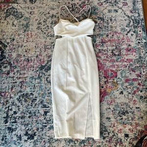 White Spaghetti Strap Dress